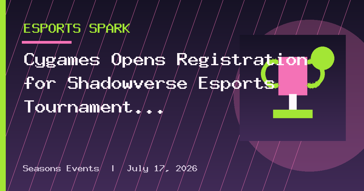 Cygames Opens Registration for Shadowverse Esports Tournament