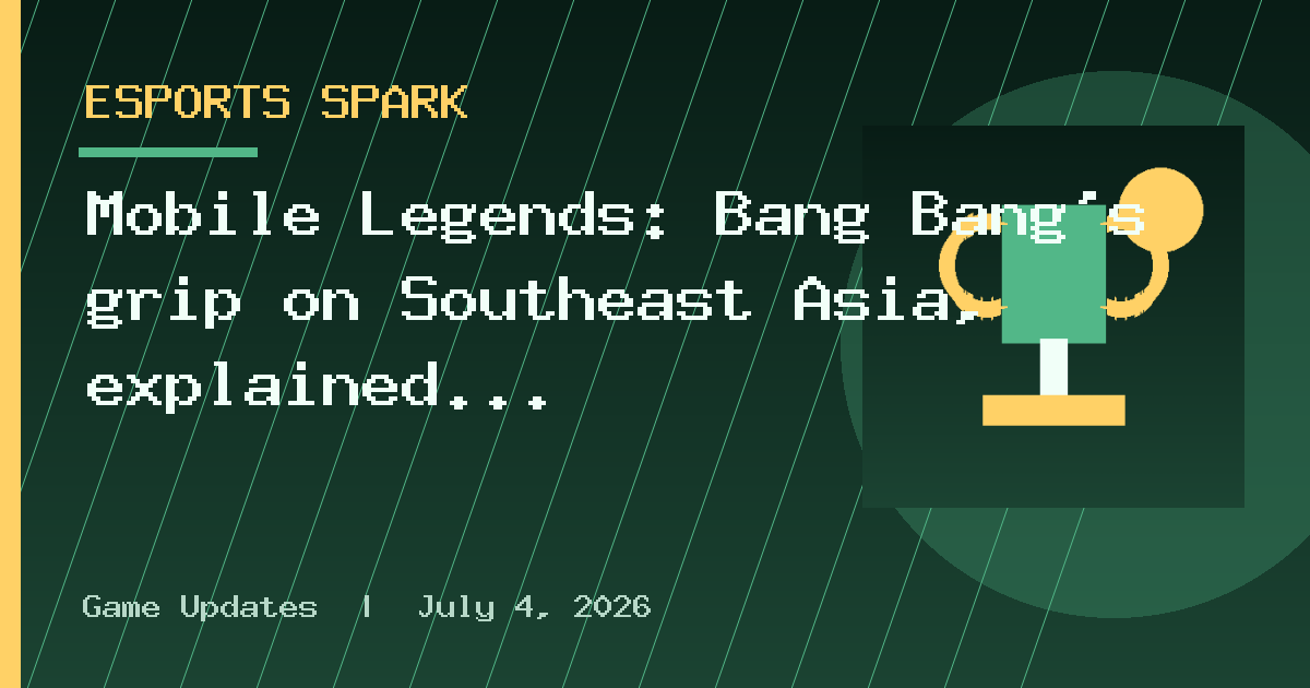 Mobile Legends: Bang Bang’s grip on Southeast Asia, explained