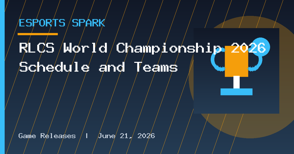 RLCS World Championship 2026 Schedule and Teams